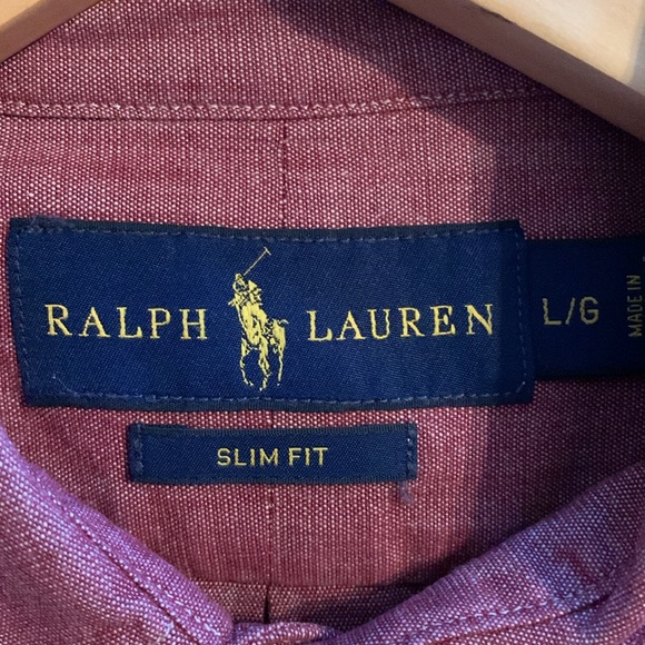 Ralph Lauren mens button up dress shirt - Picture 3 of 3